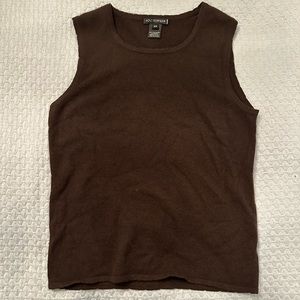 Holt Renfrew 100% Cashmere Vest Black